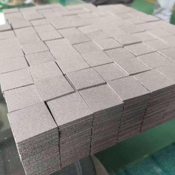 Square Porous Stainless Steel sintered plate gas sparger Fine Edge