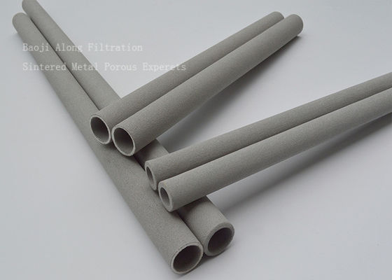 High Temperature Sintered Stainless Steel Cylindrical Tube 25%-50% Porosity