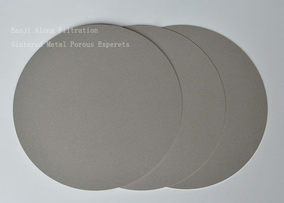 Polishing Titanium Metal Sintered Filter 3 - 800m3/M2hKpa Penetrability