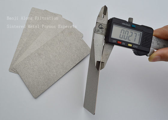 Round Stainless Steel Sintered Filter Disc With 0.5-70um Rating