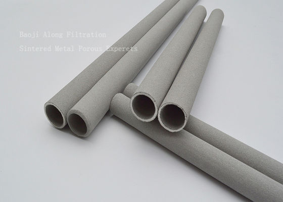 316 L SS Metal Sintered Pipe , Porous Metal Sintered Filter Tube