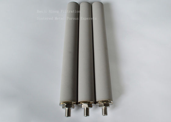 316 L SS Metal Sintered Pipe , Porous Metal Sintered Filter Tube